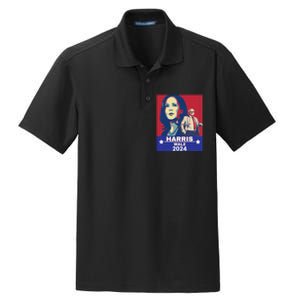 Harris Waltz 2024 Election President Kamala Harris Tim Waltz Dry Zone Grid Polo