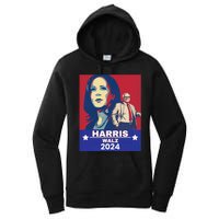 Harris Waltz 2024 Election President Kamala Harris Tim Waltz Women's Pullover Hoodie