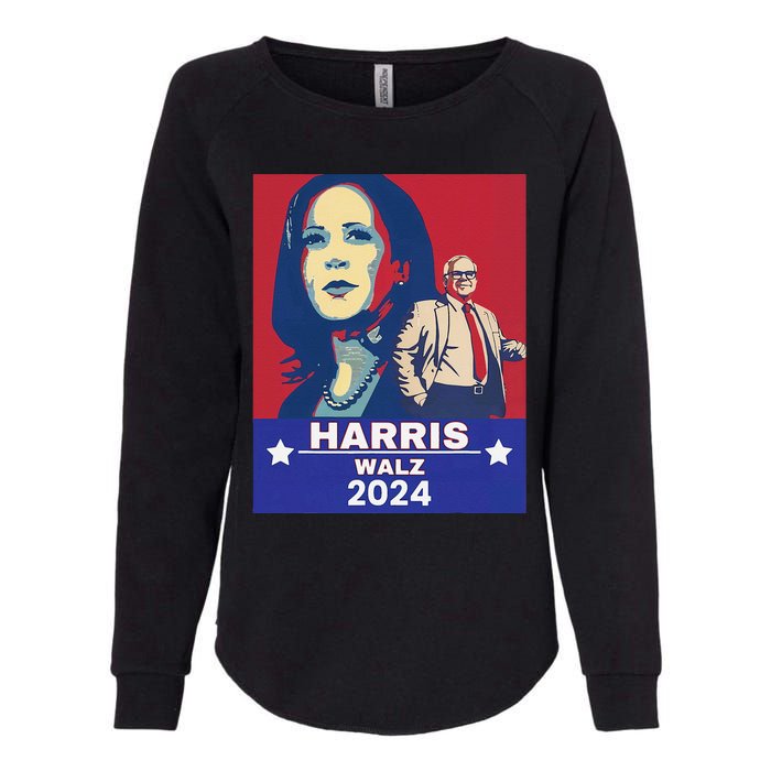 Harris Waltz 2024 Election President Kamala Harris Tim Waltz Womens California Wash Sweatshirt