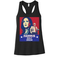 Harris Waltz 2024 Election President Kamala Harris Tim Waltz Women's Racerback Tank