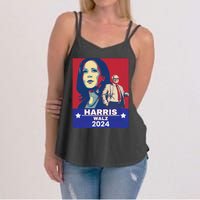 Harris Waltz 2024 Election President Kamala Harris Tim Waltz Women's Strappy Tank