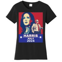 Harris Waltz 2024 Election President Kamala Harris Tim Waltz Women's T-Shirt