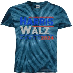 Harris Waltz 2024 Election Kamala Harris Tim Waltz 2024 Kids Tie-Dye T-Shirt