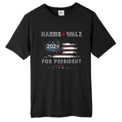 Harris Waltz 2024 Usa Harris Walz 2024 Tall Fusion ChromaSoft Performance T-Shirt