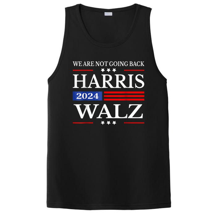 Harris Waltz 2024 Were Not Going Back Kamala Harris 2024 PosiCharge Competitor Tank