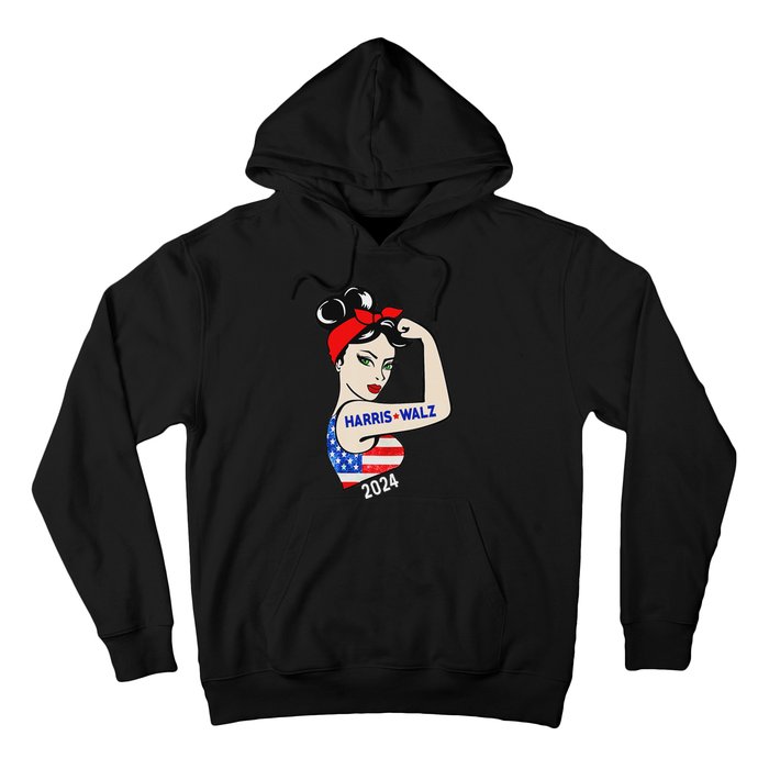 Harris Waltz 2024 Election Kamala Harris Tim Waltz 24 Hoodie