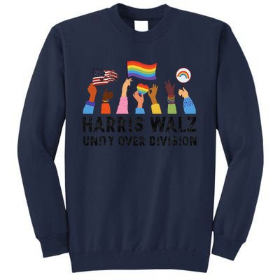 Harris Waltz 2024 Unity Over Division Tall Sweatshirt