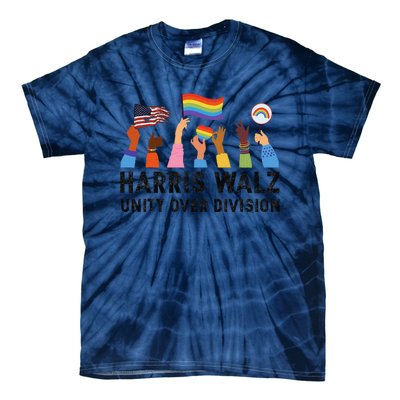 Harris Waltz 2024 Unity Over Division Tie-Dye T-Shirt