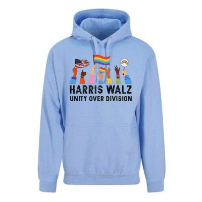 Harris Waltz 2024 Unity Over Division Unisex Surf Hoodie