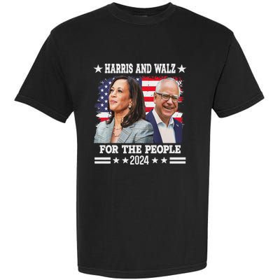 Harris Walz 2024 Election Kamala Harris Tim Waltz Garment-Dyed Heavyweight T-Shirt