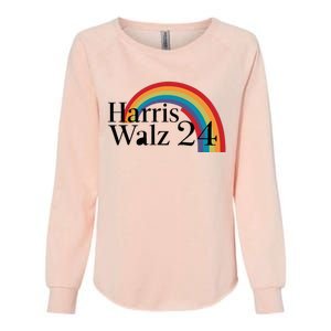 Harris Walz 24 Rainbow Radiance Womens California Wash Sweatshirt