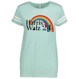 Harris Walz 24 Rainbow Radiance Enza Ladies Jersey Football T-Shirt