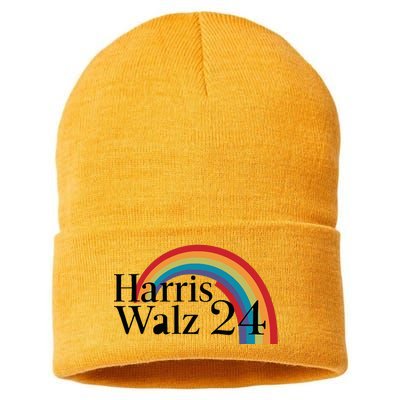 Harris Walz 24 Rainbow Radiance Sustainable Knit Beanie