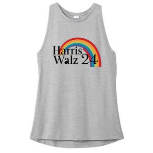 Harris Walz 24 Rainbow Radiance Ladies PosiCharge Tri-Blend Wicking Tank