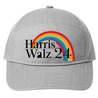 Harris Walz 24 Rainbow Radiance 7-Panel Snapback Hat