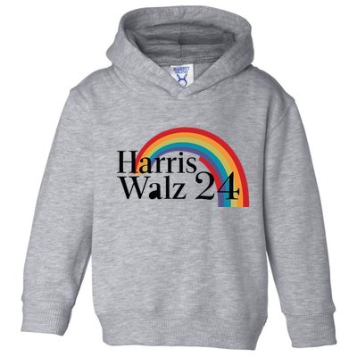 Harris Walz 24 Rainbow Radiance Toddler Hoodie