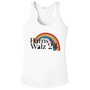 Harris Walz 24 Rainbow Radiance Ladies PosiCharge Competitor Racerback Tank