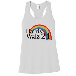 Harris Walz 24 Rainbow Radiance Women's Racerback Tank