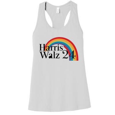 Harris Walz 24 Rainbow Radiance Women's Racerback Tank