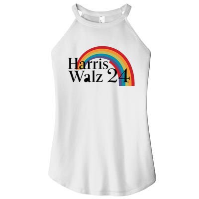 Harris Walz 24 Rainbow Radiance Women’s Perfect Tri Rocker Tank