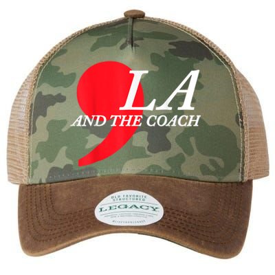 Harris Walz 2024 Comma La And The Coach Legacy Tie Dye Trucker Hat