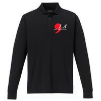 Harris Walz 2024 Comma La And The Coach Performance Long Sleeve Polo