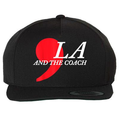 Harris Walz 2024 Comma La And The Coach Wool Snapback Cap