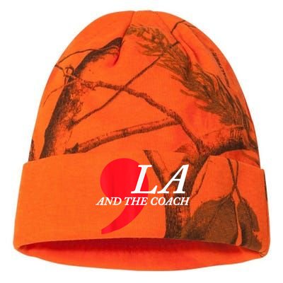 Harris Walz 2024 Comma La And The Coach Kati Licensed 12" Camo Beanie