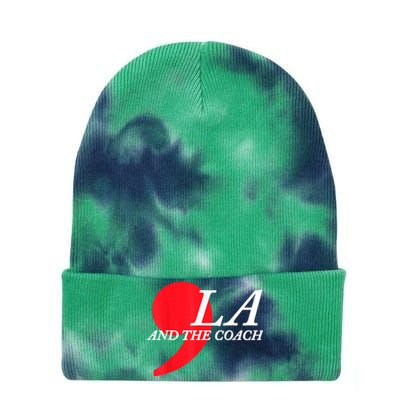 Harris Walz 2024 Comma La And The Coach Tie Dye 12in Knit Beanie