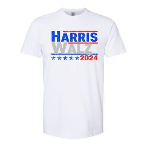 Harris Waltz 2024 Election Kamala Harris Tim Waltz 2024 Softstyle CVC T-Shirt