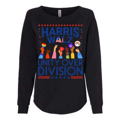 Harris Waltz 2024 Unity Over Division Womens California Wash Sweatshirt