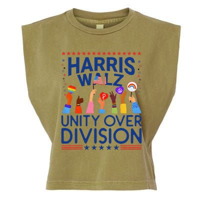 Harris Waltz 2024 Unity Over Division Garment-Dyed Women's Muscle Tee