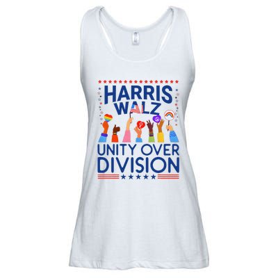 Harris Waltz 2024 Unity Over Division Ladies Essential Flowy Tank