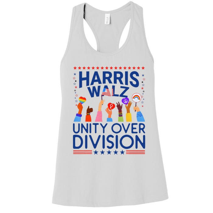 Harris Waltz 2024 Unity Over Division Women's Racerback Tank