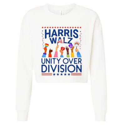 Harris Waltz 2024 Unity Over Division Cropped Pullover Crew