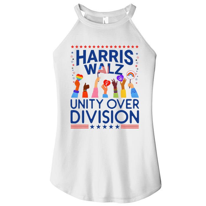 Harris Waltz 2024 Unity Over Division Women's Perfect Tri Rocker Tank