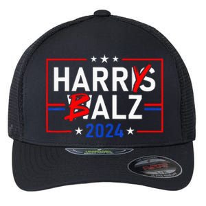 Harris Walz 24 Harry Balz 2024 Democratics Vote Flexfit Unipanel Trucker Cap