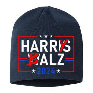 Harris Walz 24 Harry Balz 2024 Democratics Vote Sustainable Beanie