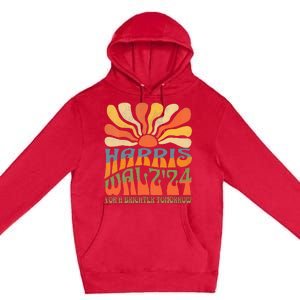 Harris Waltz 2024 For A Brighter Tomorrow Premium Pullover Hoodie