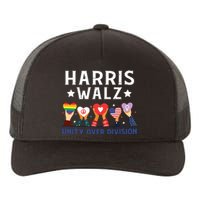 Harris Walz 2024 Unity Over Division Harris Walz 2024 Yupoong Adult 5-Panel Trucker Hat