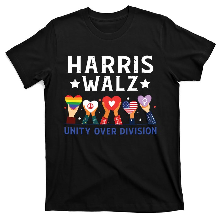 Harris Walz 2024 Unity Over Division Harris Walz 2024 T-Shirt