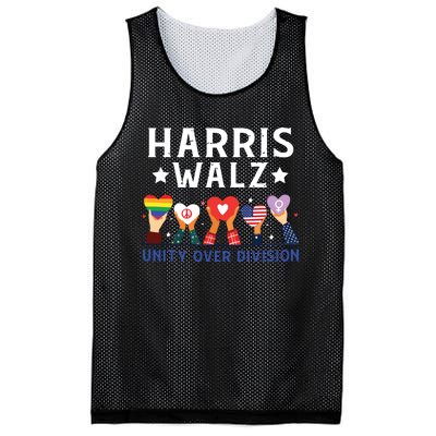 Harris Walz 2024 Unity Over Division Harris Walz 2024 Mesh Reversible Basketball Jersey Tank