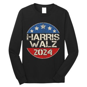 Harris Walz 2024 Election Kamala Harris Tim Walz Waltz Long Sleeve Shirt