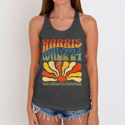 Harris Waltz 24 For A Brighter Tomorrow Women's Knotted Racerback Tank