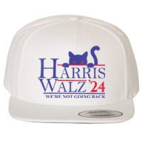 Harris Waltz 2024 Were Not Going Back Funny Cat Lady Wool Snapback Cap