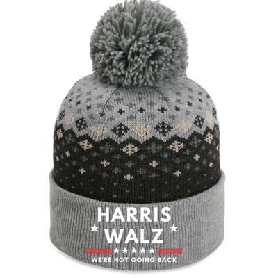 Harris Walz 2024 For President Patriotic Kamala Waltz 2024 Gift The Baniff Cuffed Pom Beanie