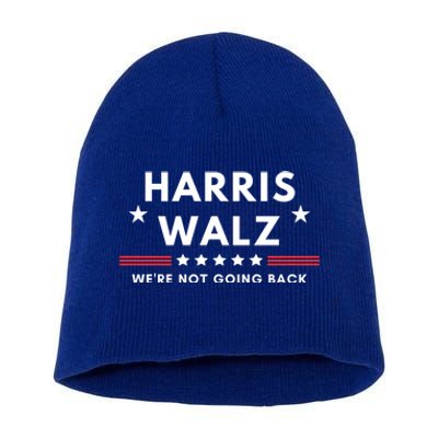 Harris Walz 2024 For President Patriotic Kamala Waltz 2024 Gift Short Acrylic Beanie