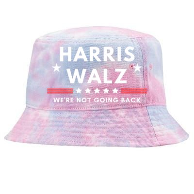 Harris Walz 2024 For President Patriotic Kamala Waltz 2024 Gift Tie-Dyed Bucket Hat