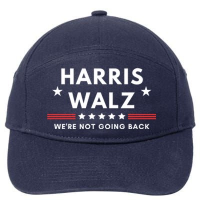 Harris Walz 2024 For President Patriotic Kamala Waltz 2024 Gift 7-Panel Snapback Hat