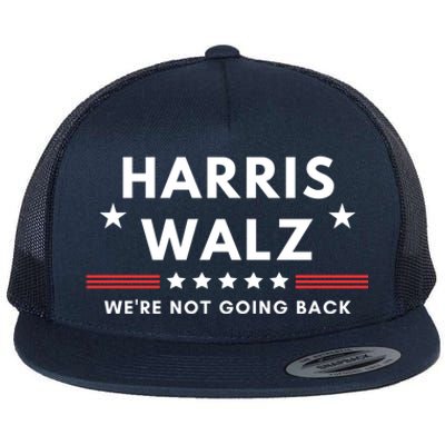 Harris Walz 2024 For President Patriotic Kamala Waltz 2024 Gift Flat Bill Trucker Hat